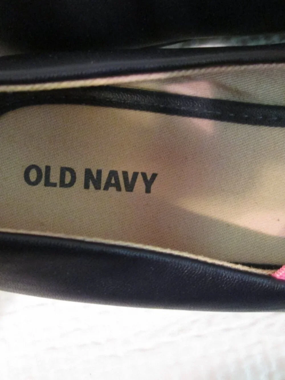 Old Navy Big Girl's Navy MaryJane Flats Size 5